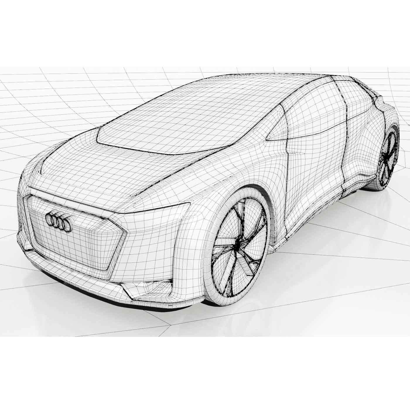 Audi Aicon 2017 3D model_11