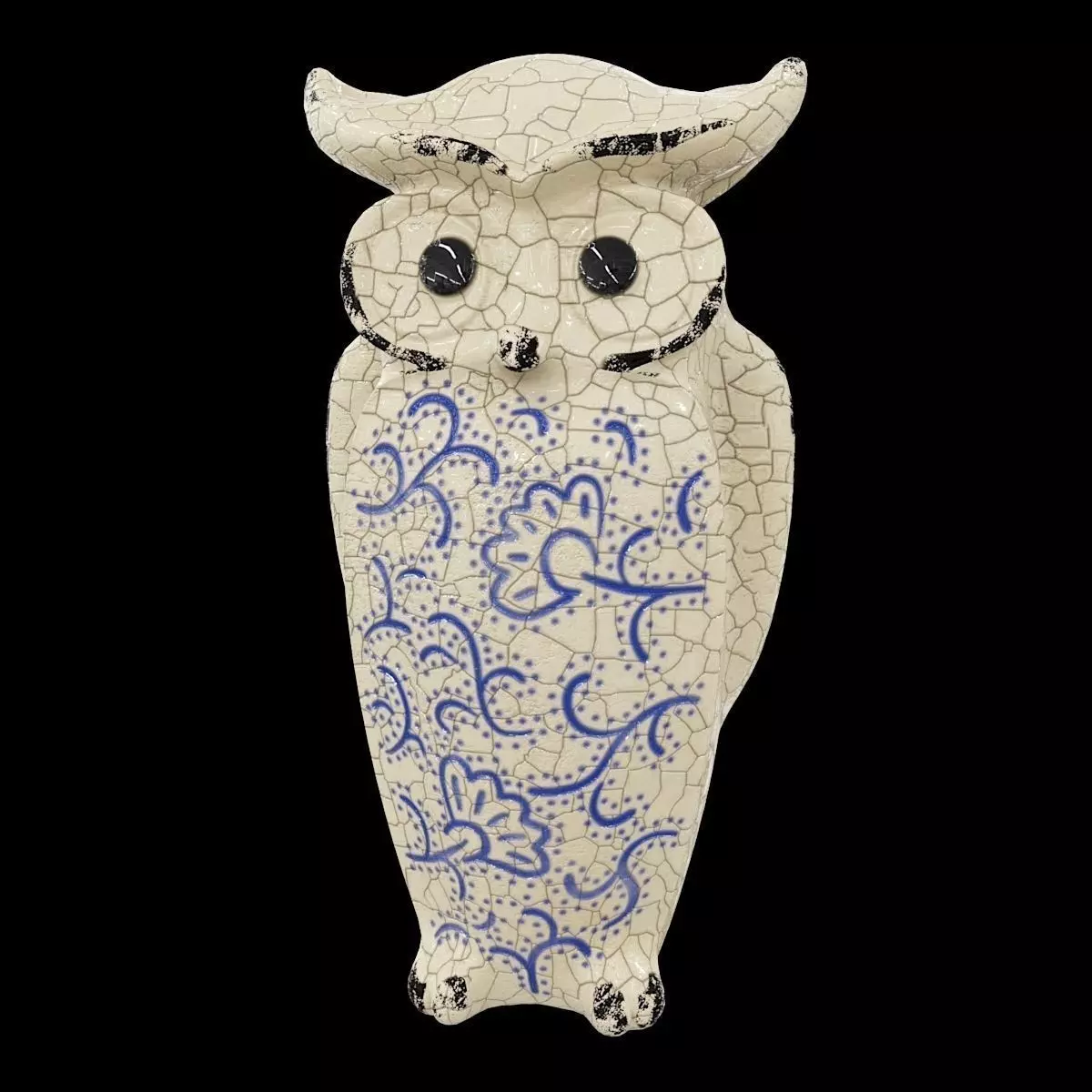 Ceramics Owl model Low-poly 3D model_0