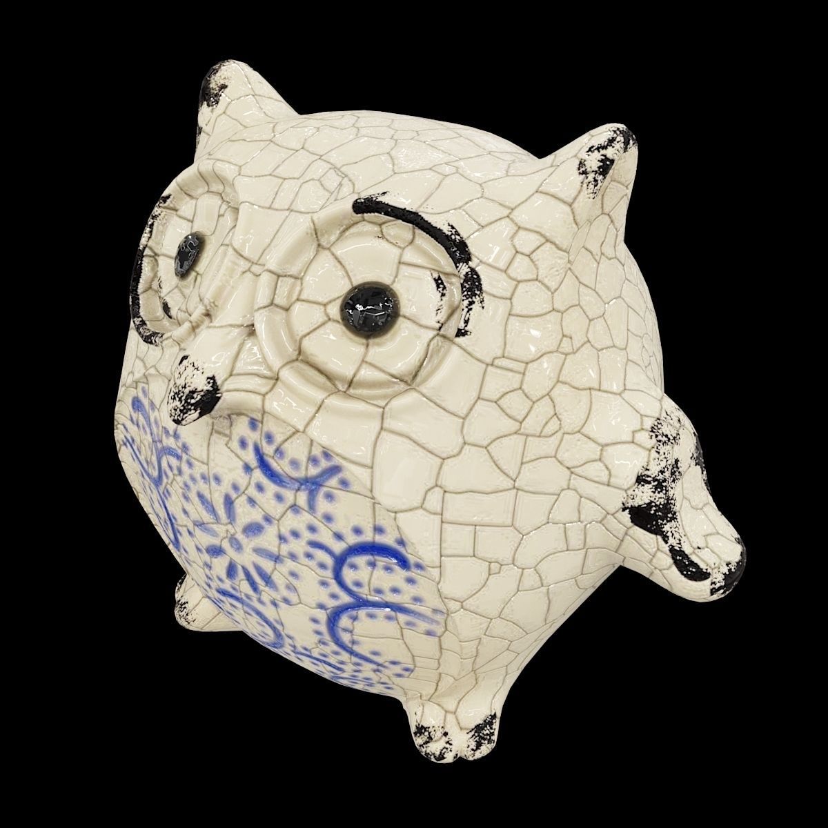 Ceramics Owl model 3 Low-poly 3D model_2
