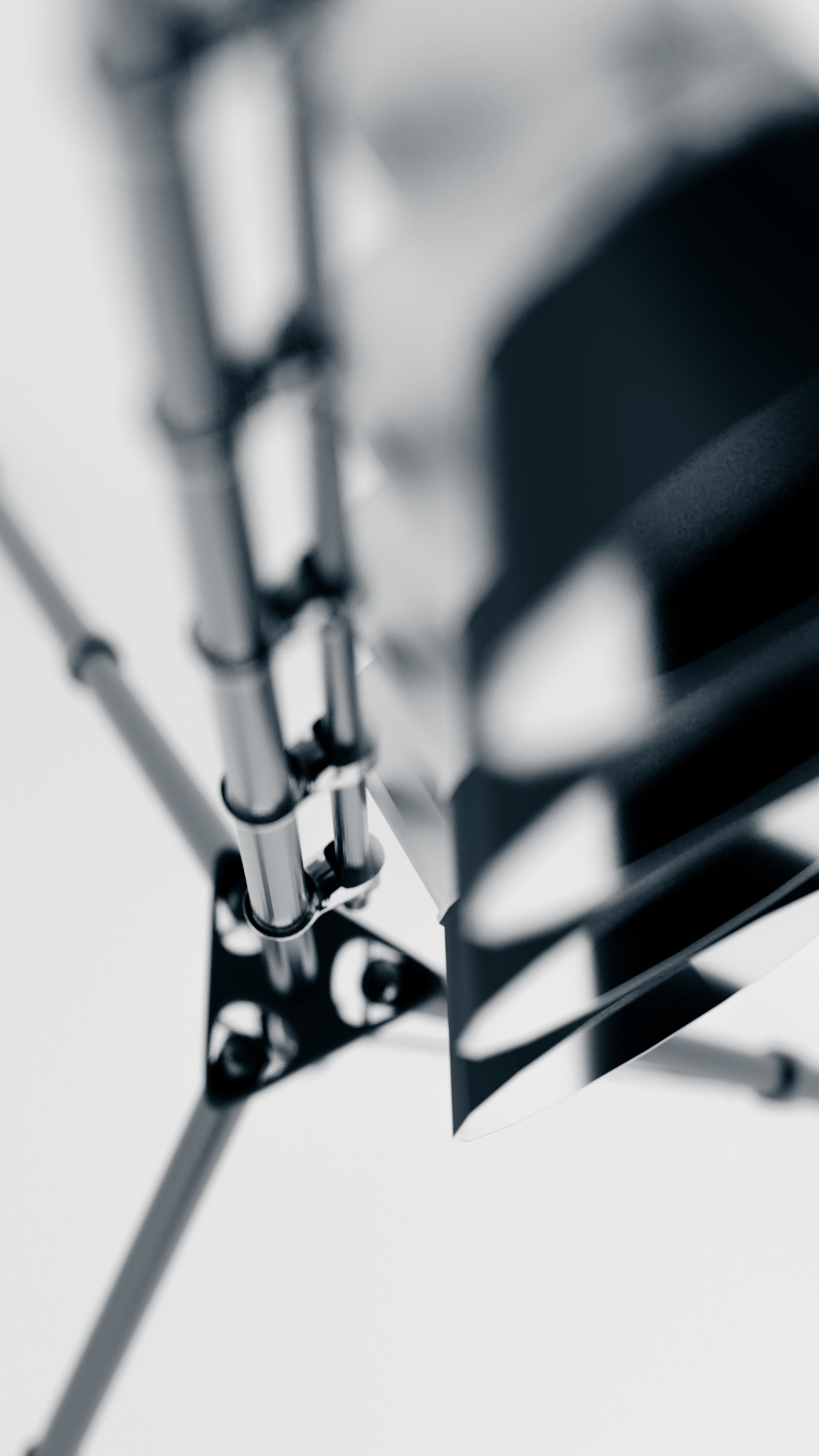 Studio Light Stand Low-poly 3D model_2