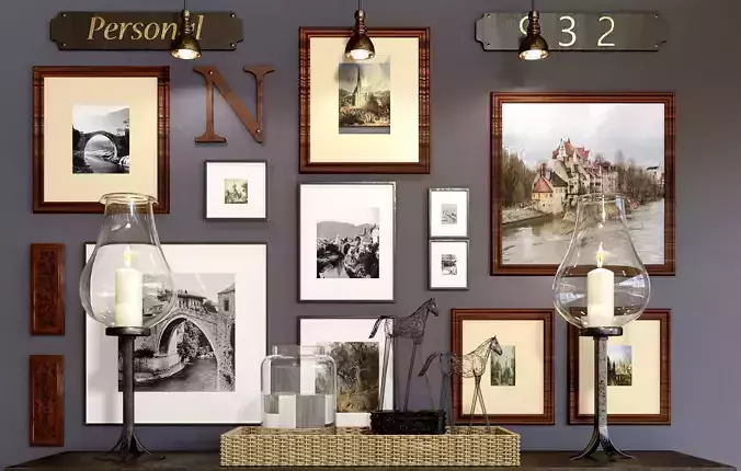 Old Set gallery wall in your home