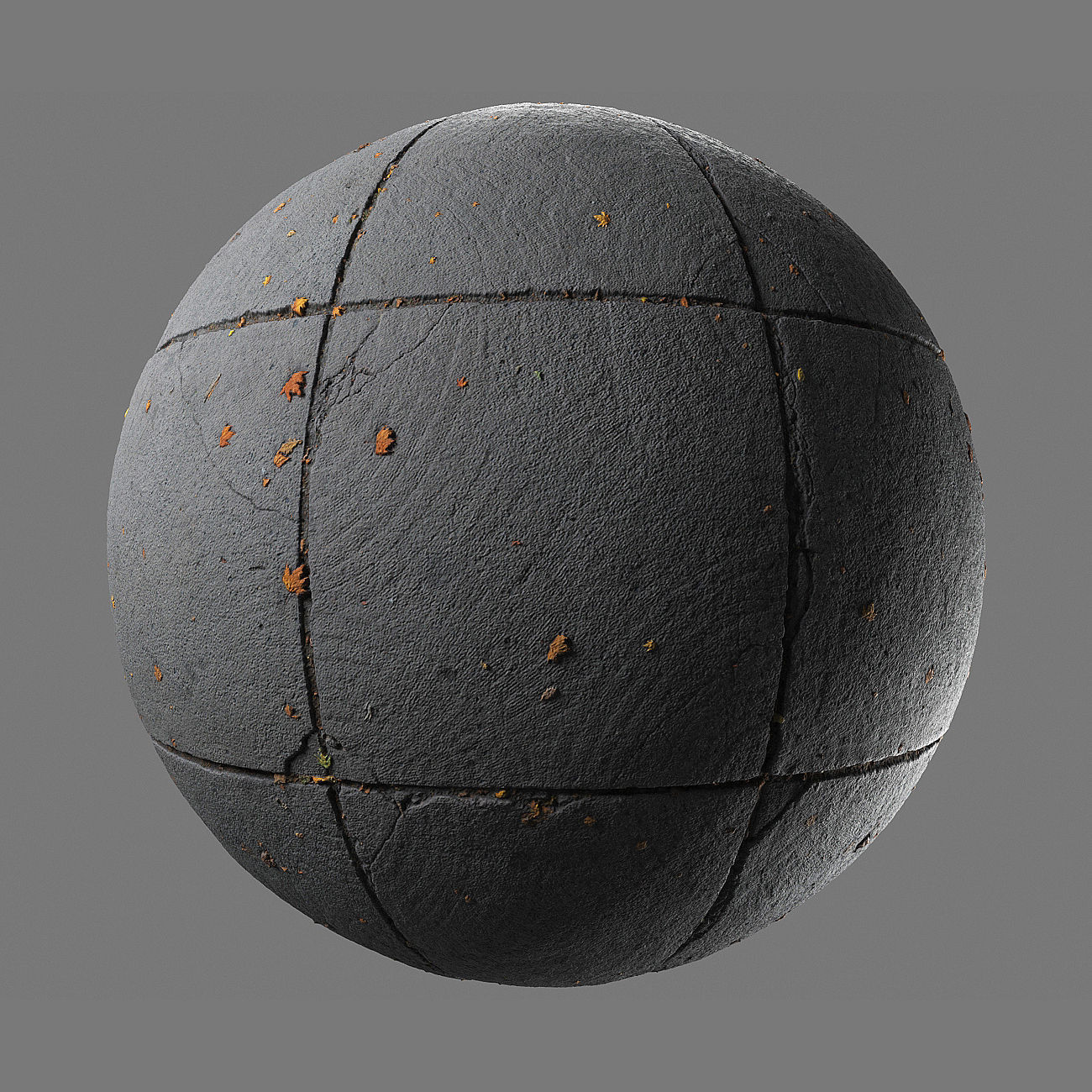 Photoscanned pavement texture collection 3D model_34