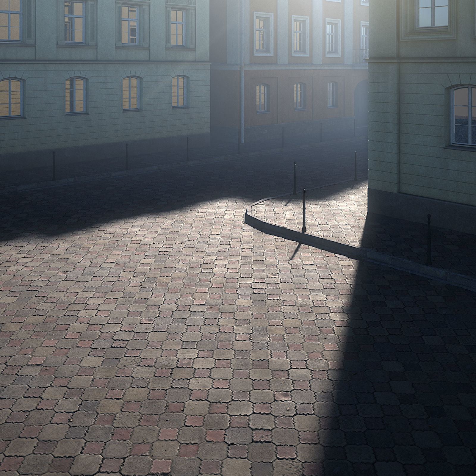 Photoscanned pavement texture collection 3D model_1