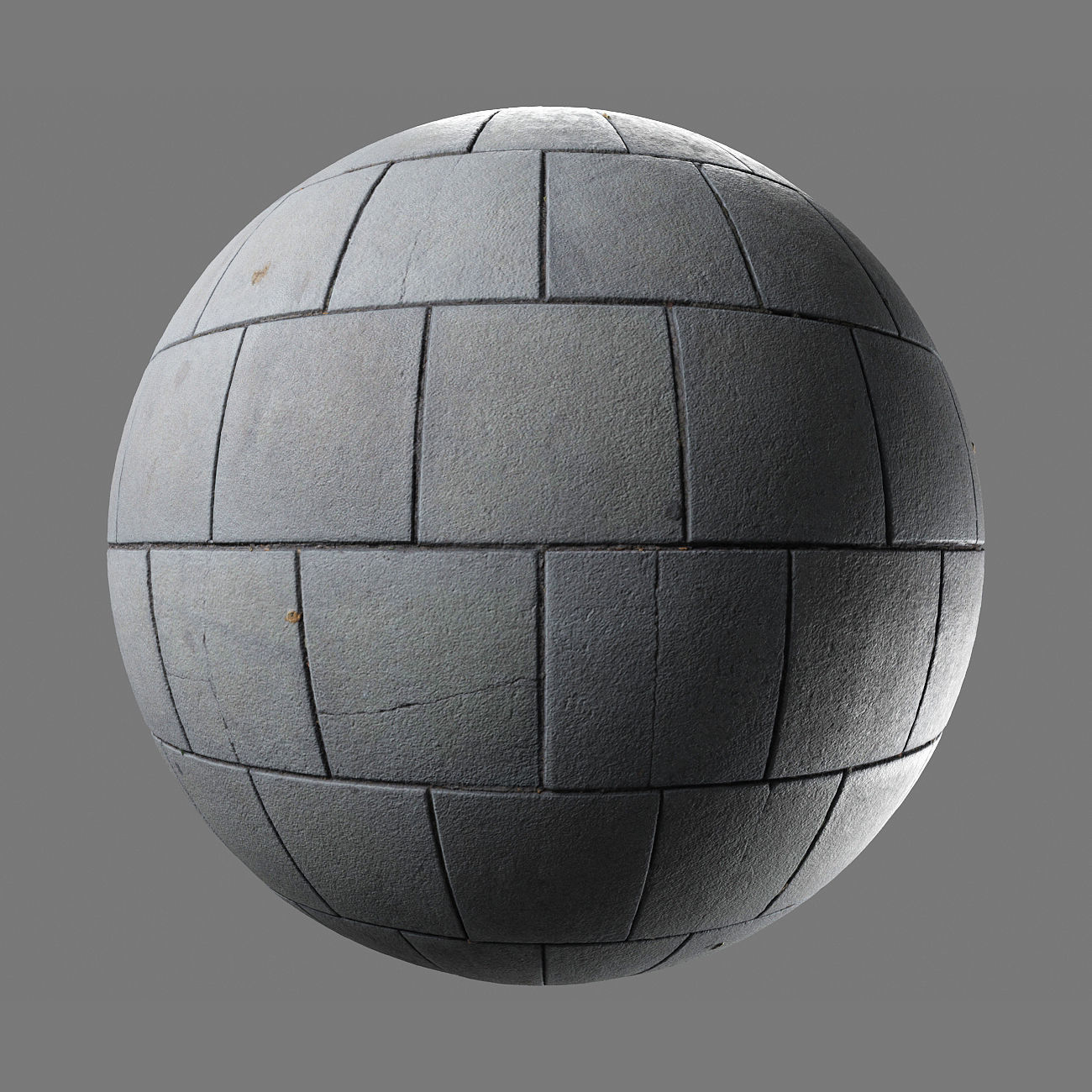 Photoscanned pavement texture collection 3D model_20