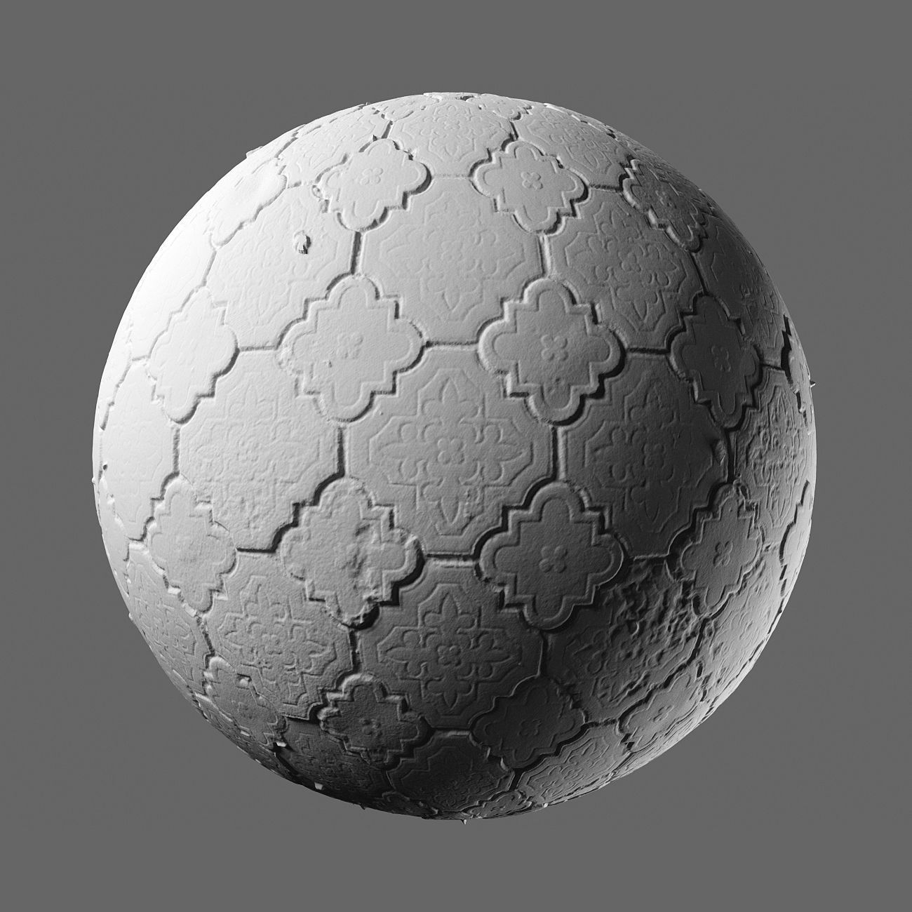 Photoscanned pavement texture collection 3D model_7