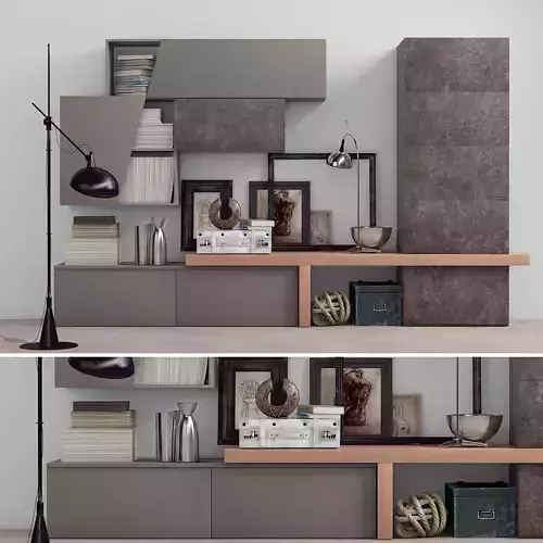 Set 5 modern floor lamp