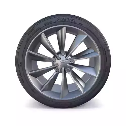 Tesla Model X Wheel 3D model