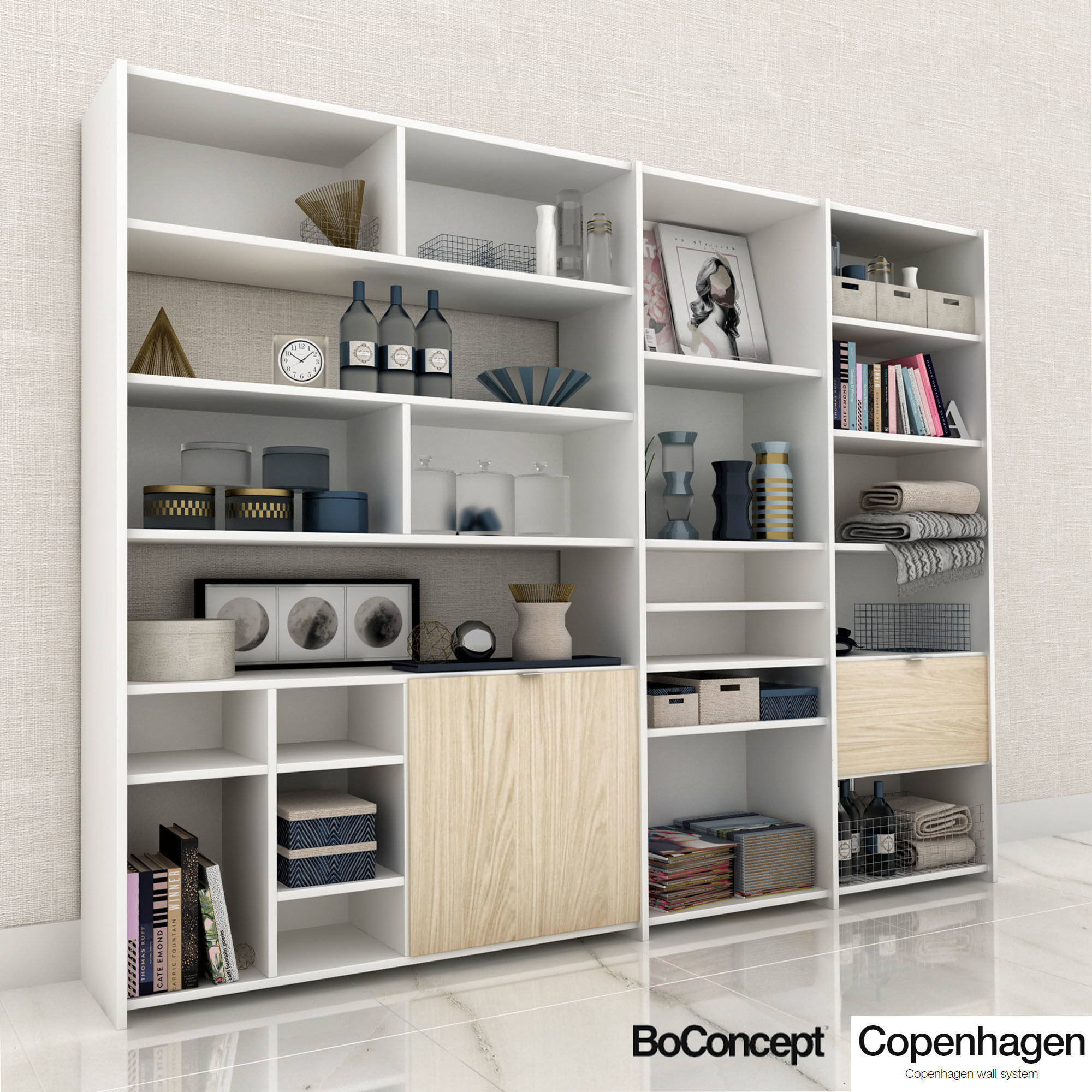 BoConcept Copenhagen shelving 3D model_1