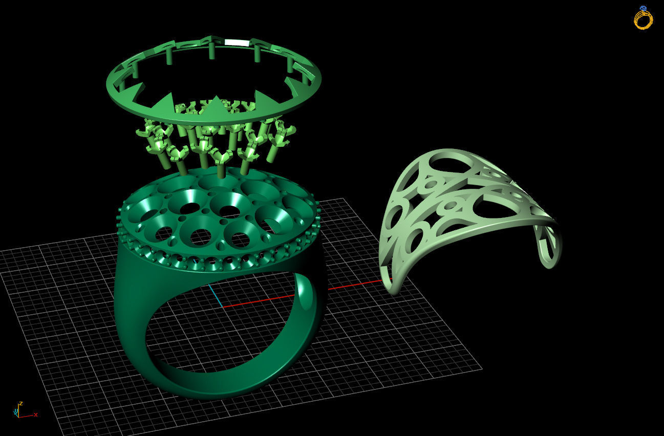 Ring 0125 3D print model_4