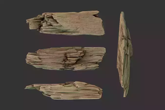 Wooden Plank Debris