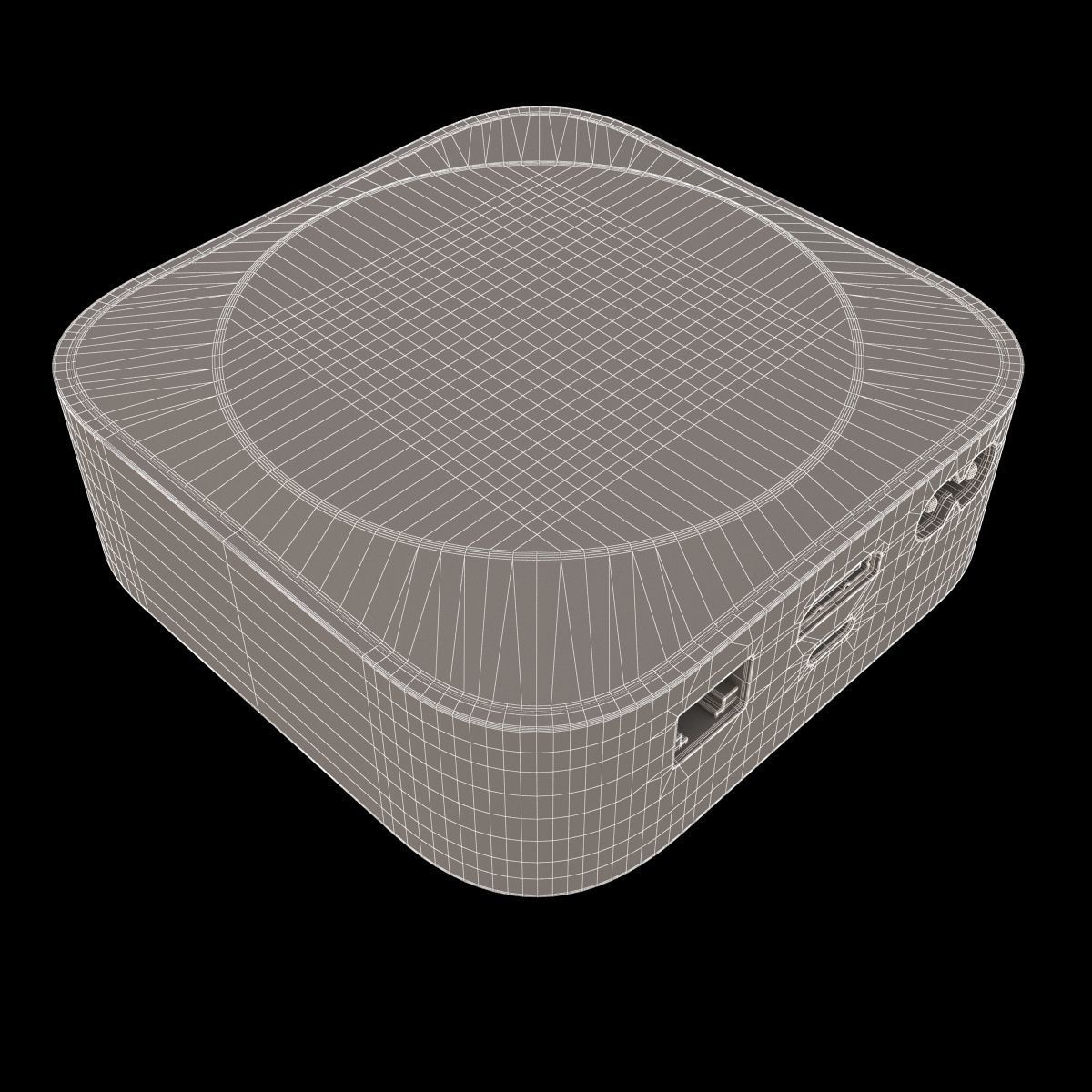 New Apple TV Set 3D model_21