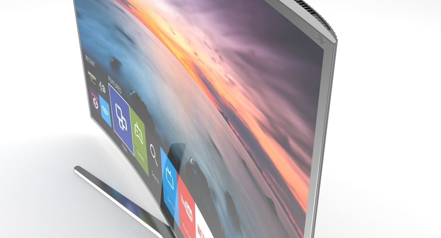 Samsung 65 Inches JS9000 Curved 4K SUHD Smart TV 3D model_7