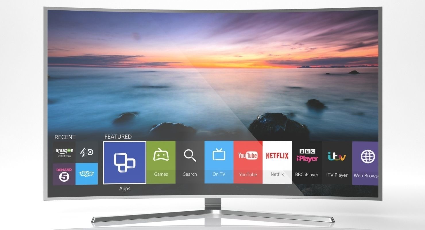 Samsung 65 Inches JS9000 Curved 4K SUHD Smart TV 3D model_8