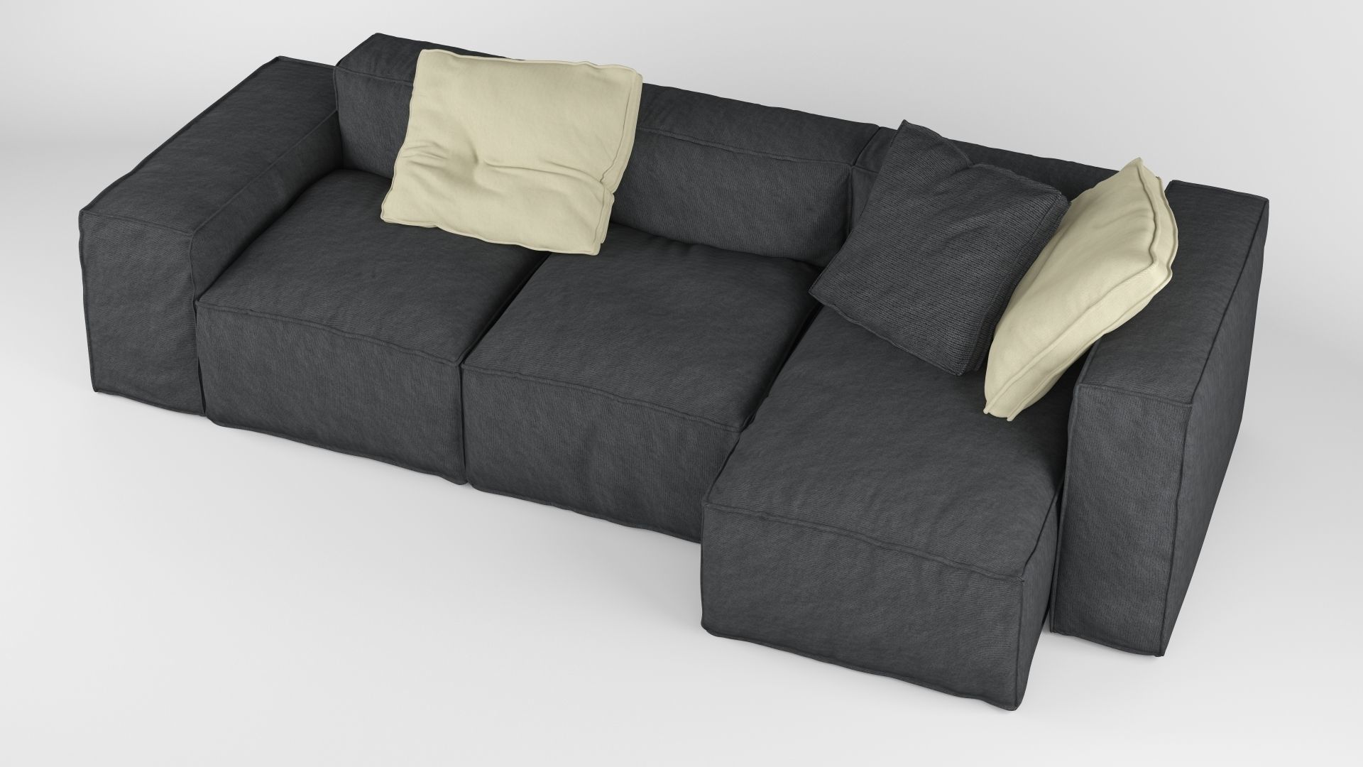 Bonaldo Peanut Collection B01-B05 Pillows 3D model_9