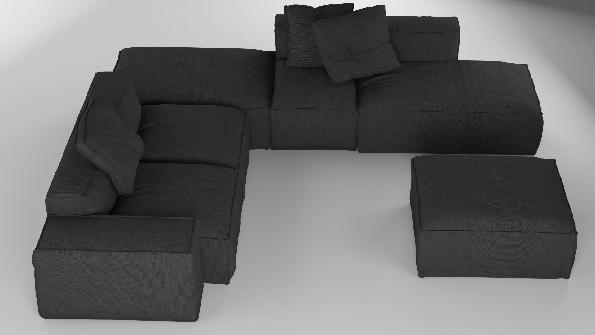 Bonaldo Peanut Collection B01-B05 Pillows 3D model_12