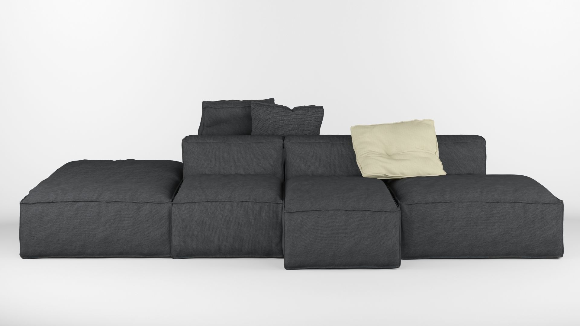 Bonaldo Peanut Collection B01-B05 Pillows 3D model_3