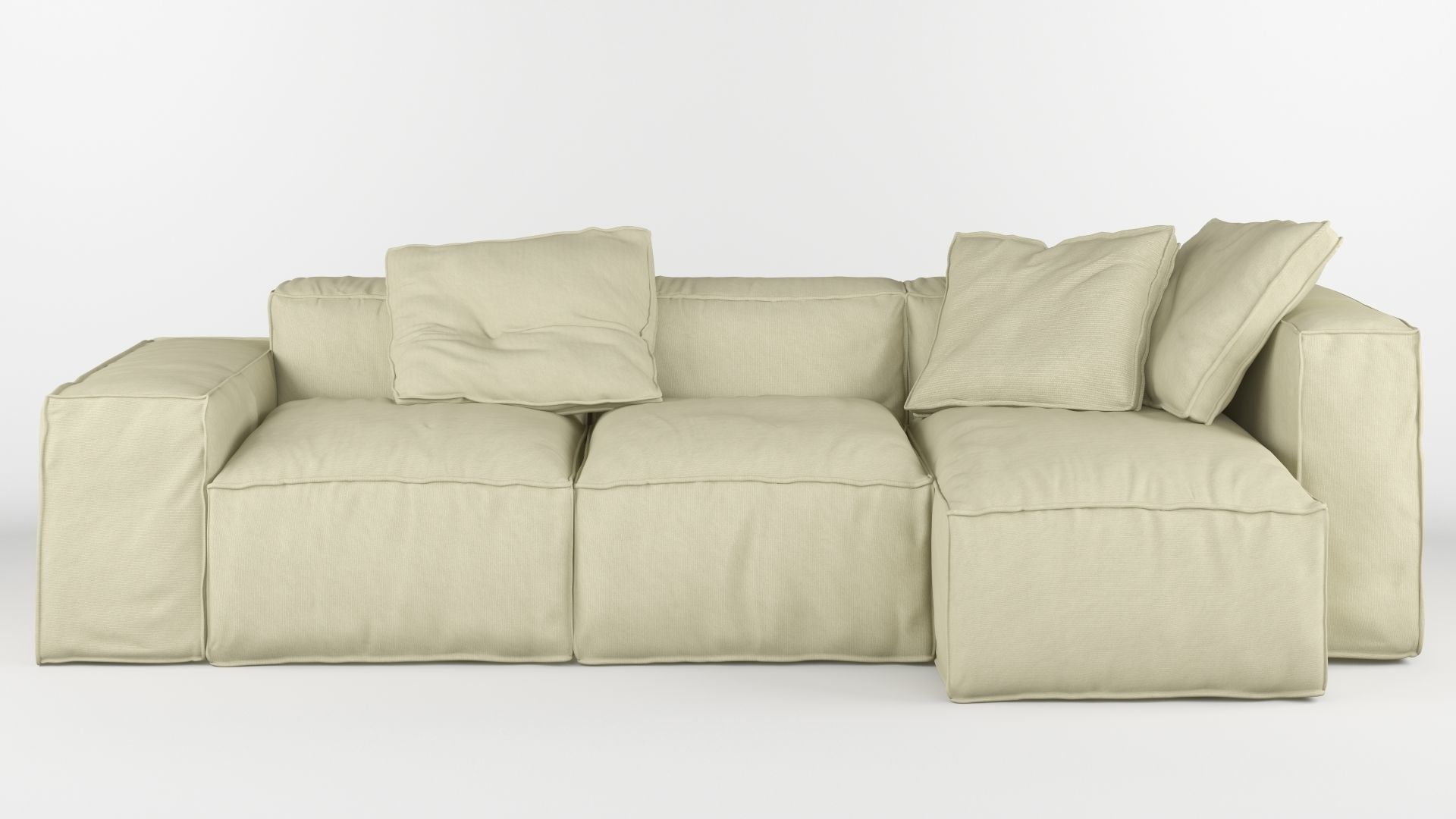 Bonaldo Peanut Collection B01-B05 Pillows 3D model_10