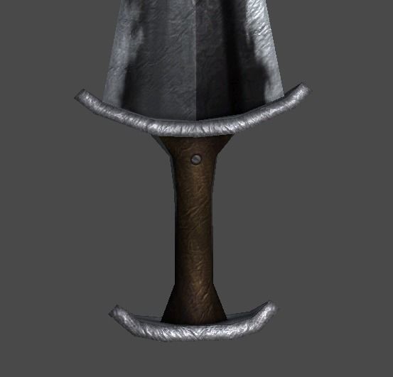 dagger1 sword Low-poly 3D model_3