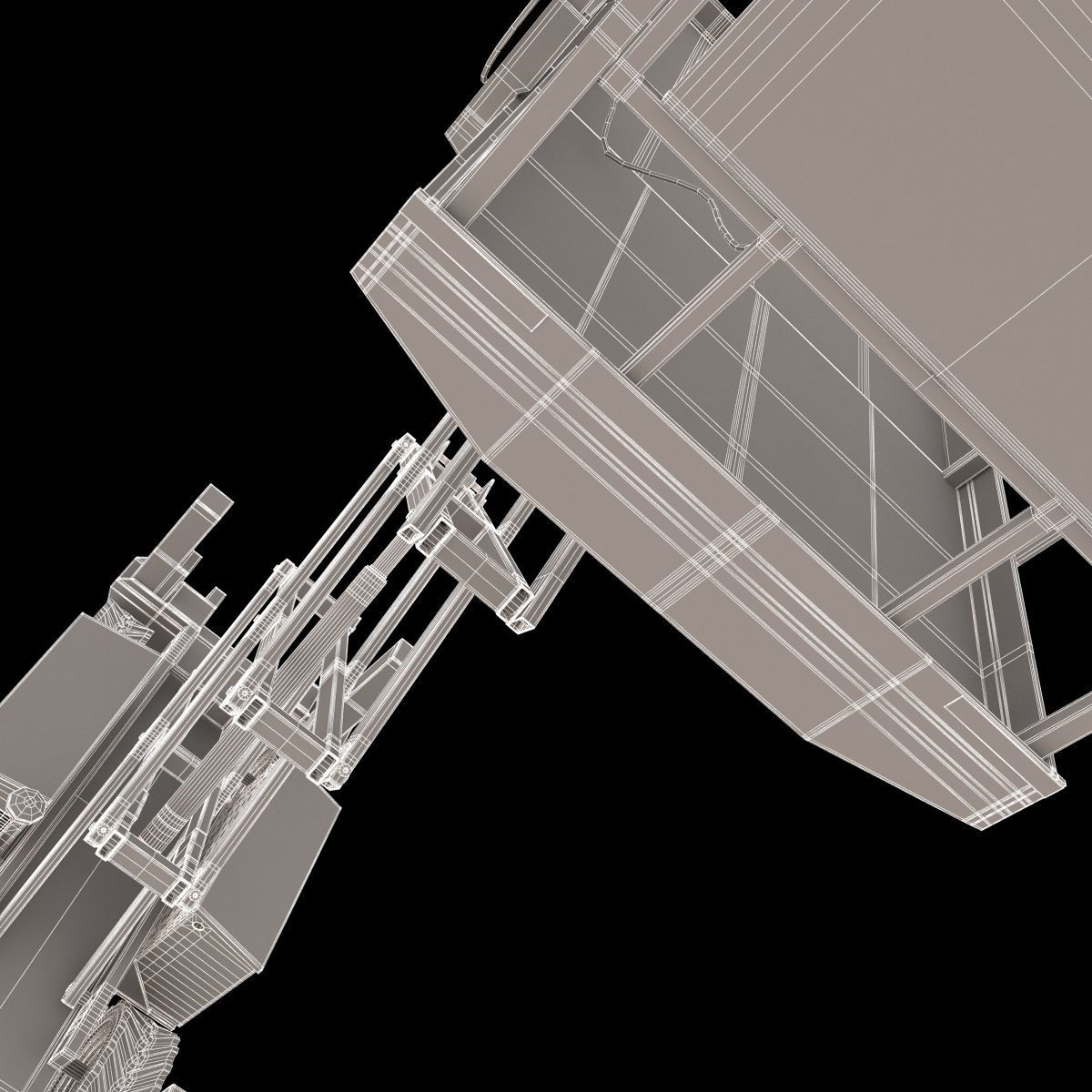 Engine Powered Scissor Lift 3D model_23