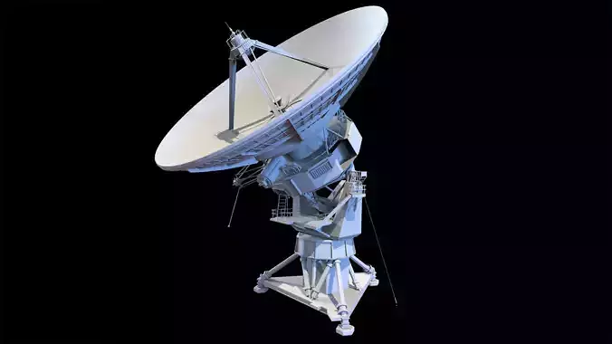Radio Telescope 3D model