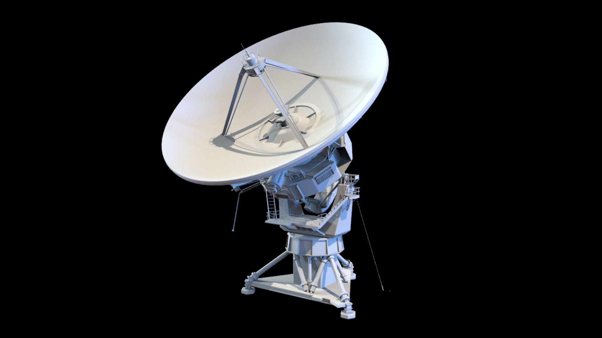 Radio Telescope 3D model_3