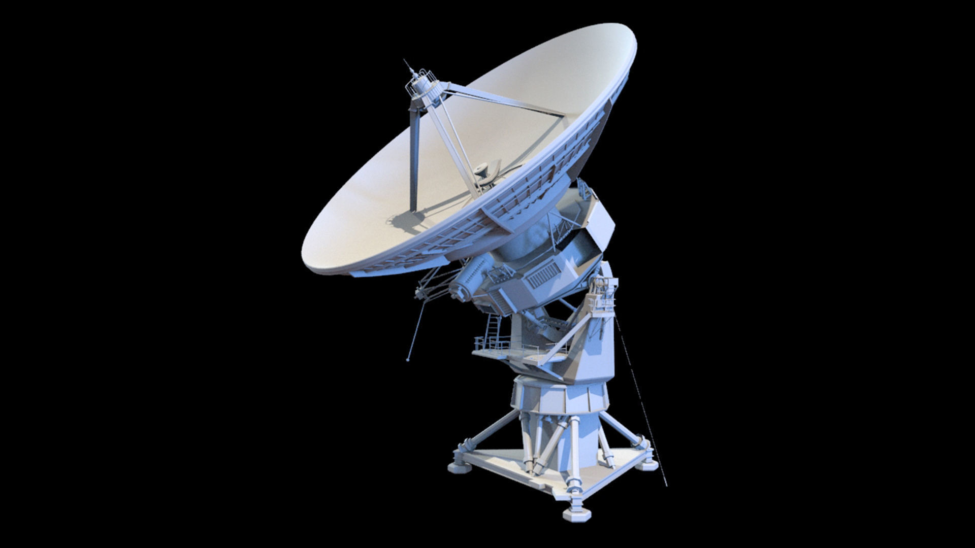 Radio Telescope 3D model_1