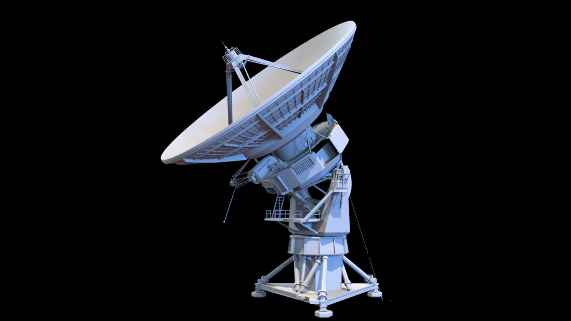 Radio Telescope 3D model_2