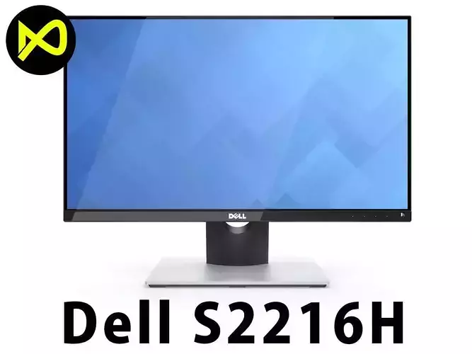 Dell S2216H Monitor 3D model