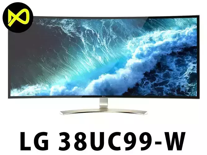 LG 38UC99-W UltraWide Curved Monitor