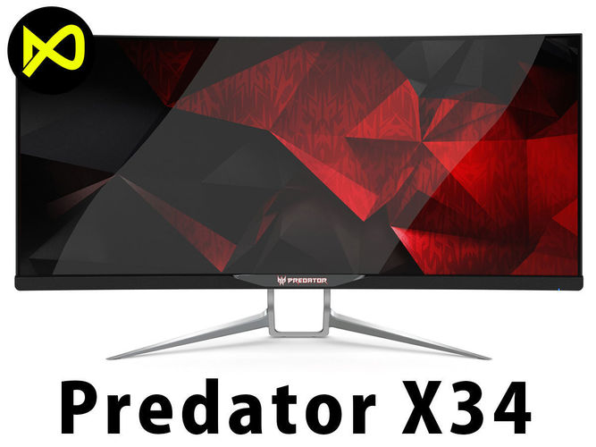 Acer Predator X34 Best Gaming Monitor 3D model