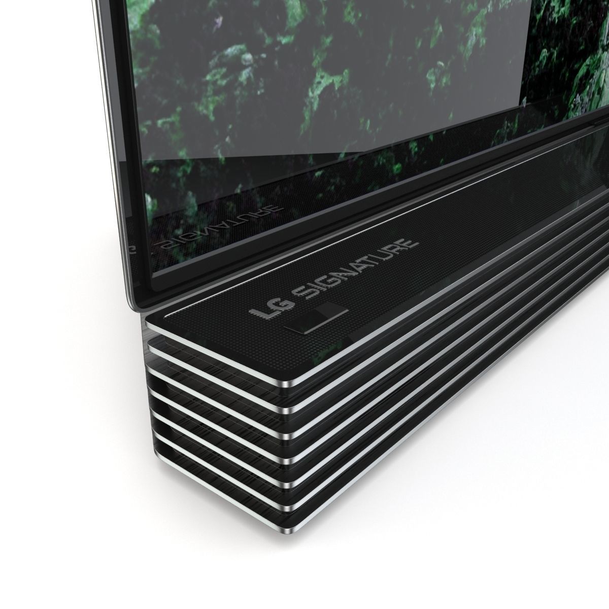 LGLG Signature 4K TV OLED 65 Inch 3D model_10
