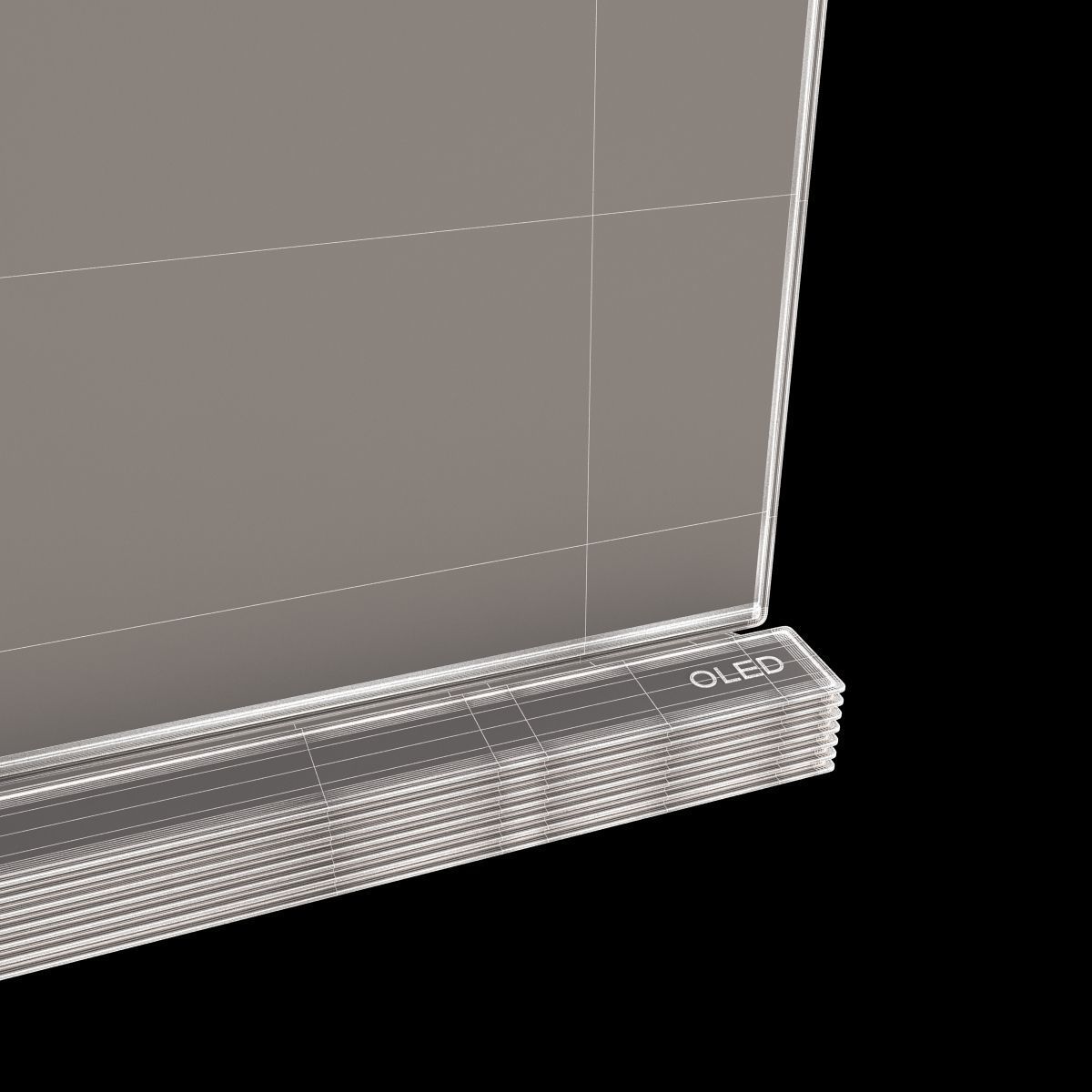 LGLG Signature 4K TV OLED 65 Inch 3D model_18