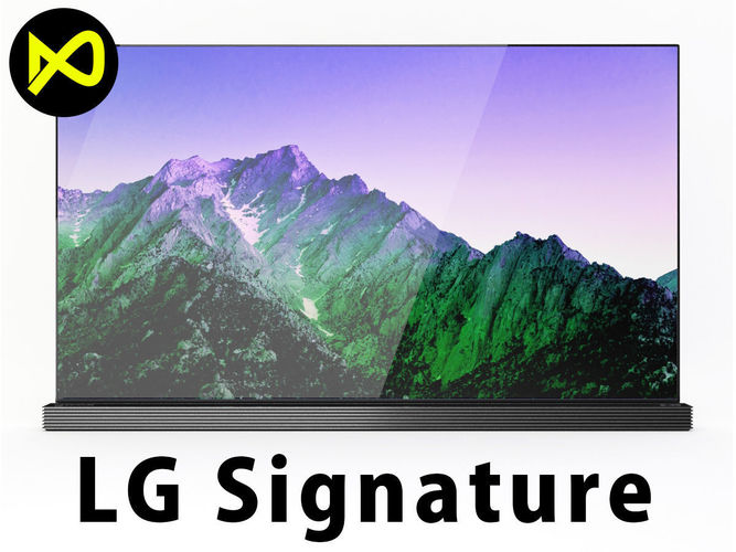 LGLG Signature 4K TV OLED 65 Inch 3D model