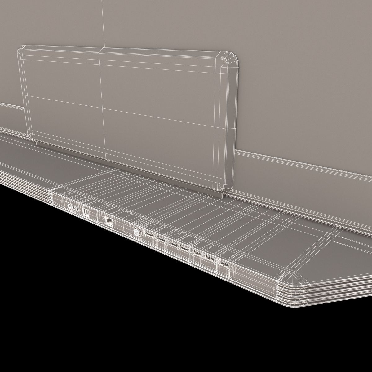 LGLG Signature 4K TV OLED 65 Inch 3D model_14
