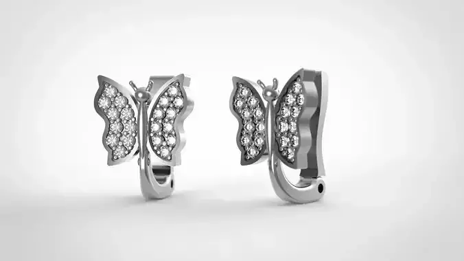 butterfly earrings for childrens