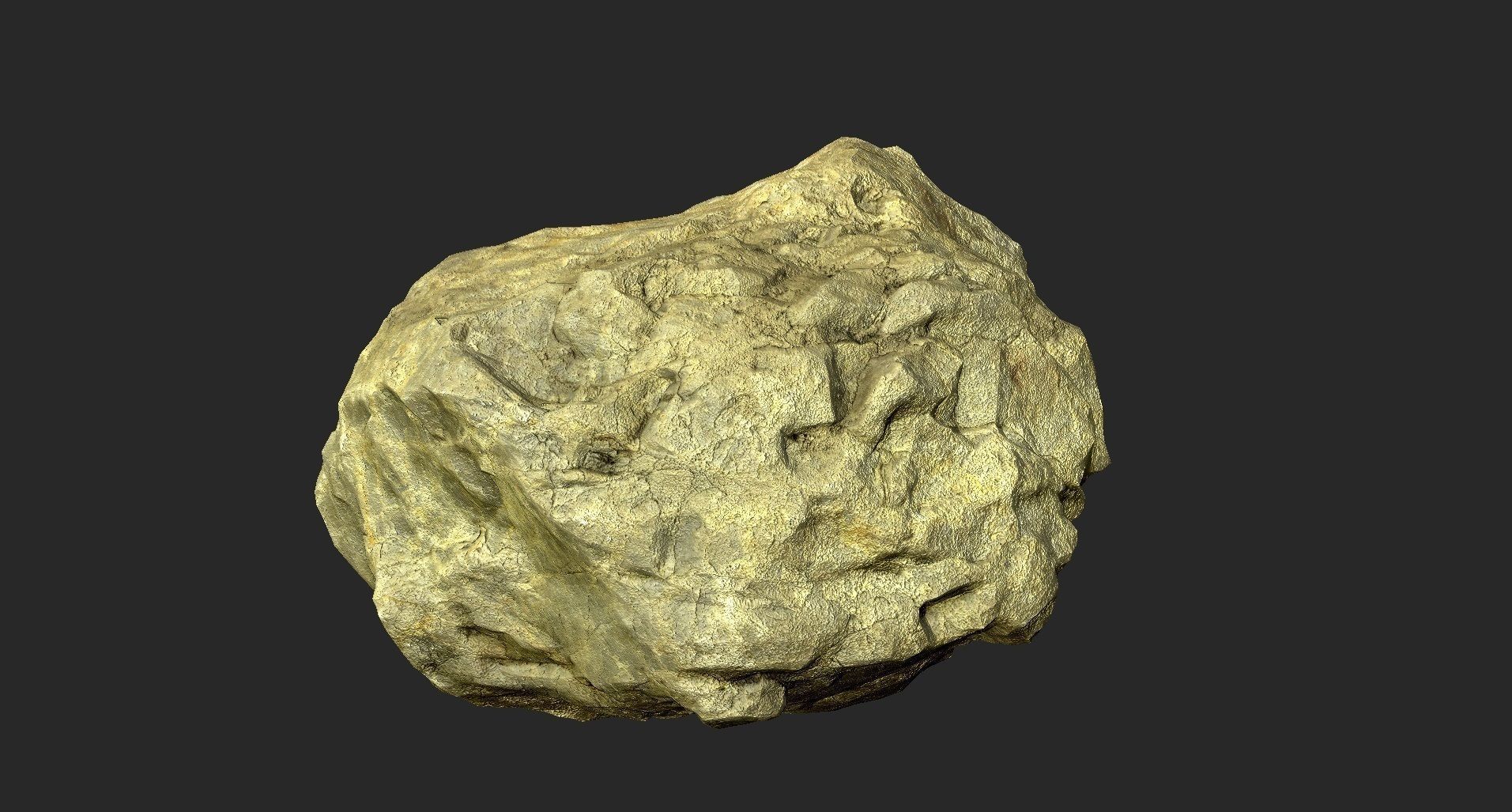 Rock 3D model low-poly Low-poly 3D model_6