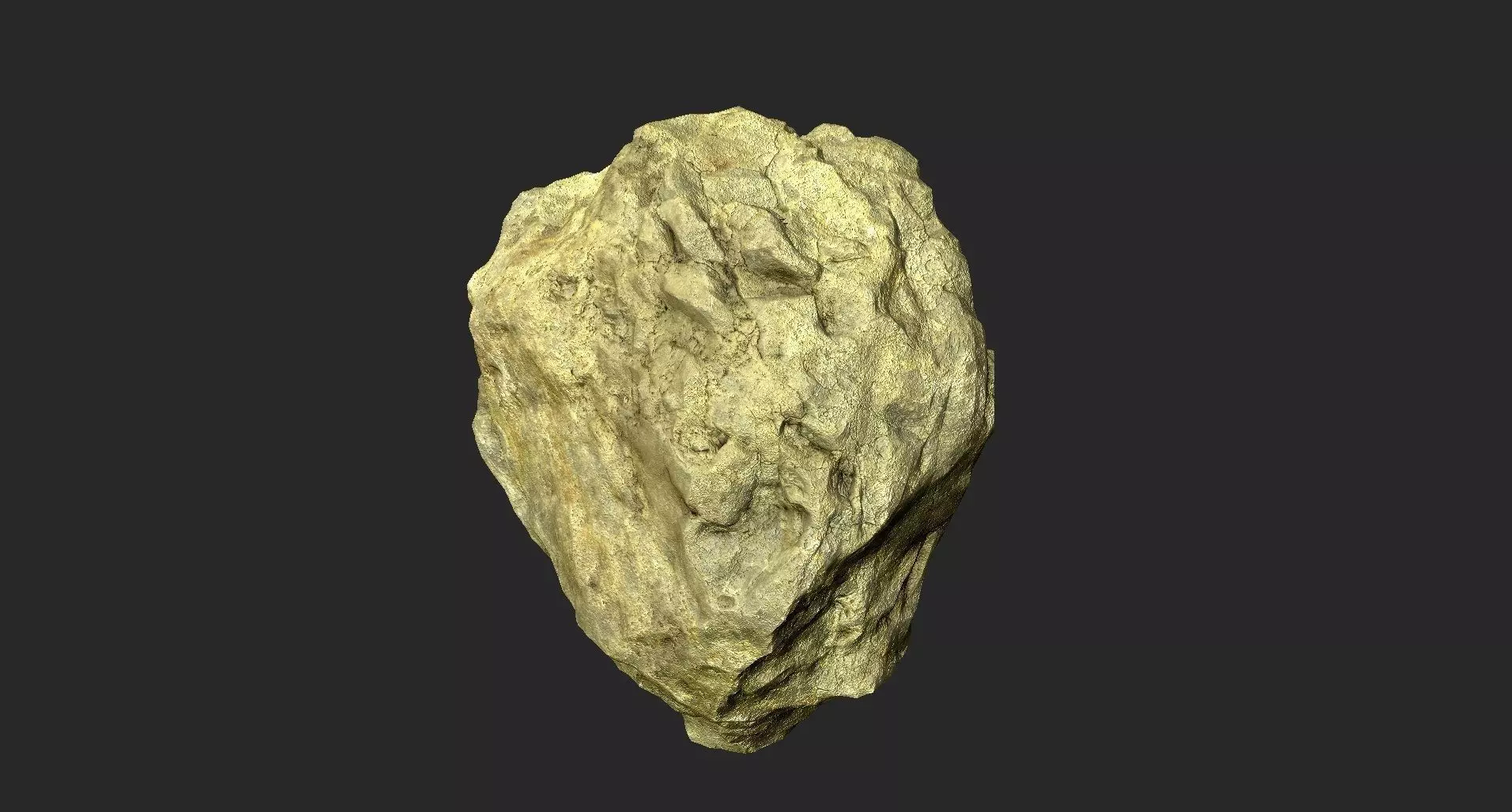 Rock 3D model low-poly Low-poly 3D model_0