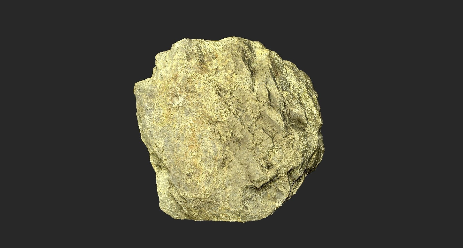 Rock 3D model low-poly Low-poly 3D model_4