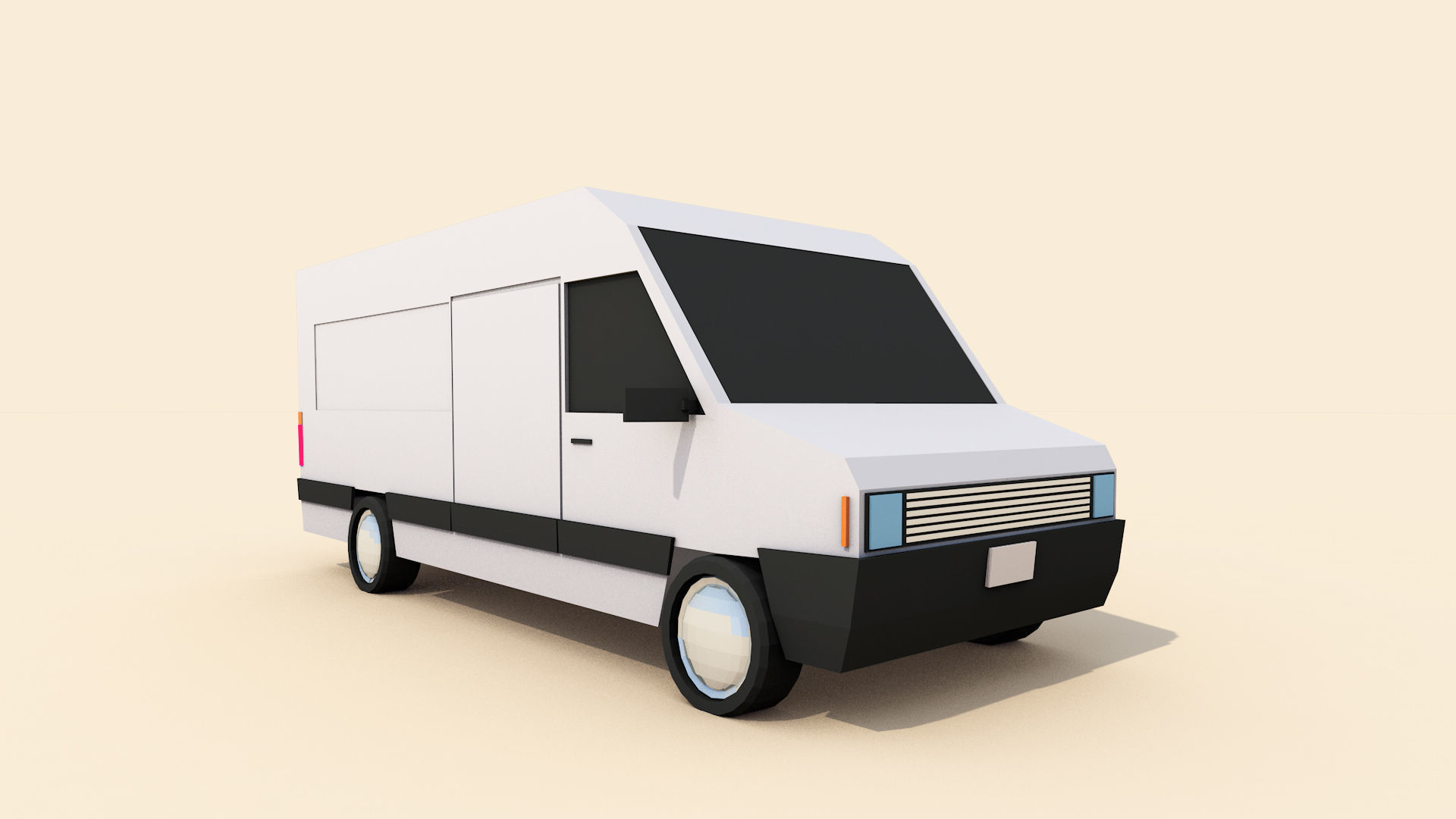 3D model Low Poly City Vehicles Party Pack Low-poly 3D model_20