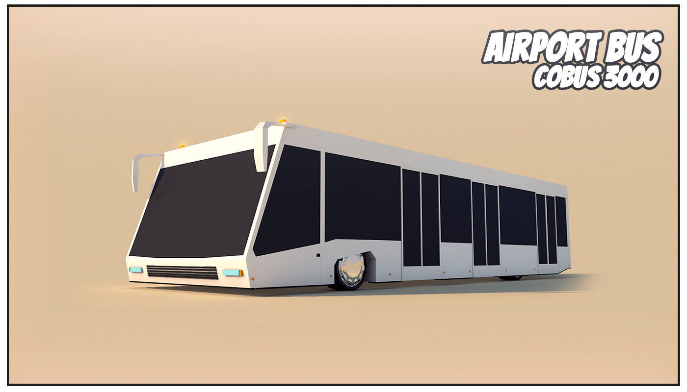 3D model Low Poly City Vehicles Party Pack Low-poly 3D model_15