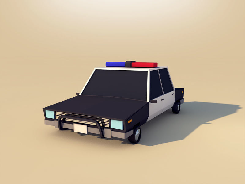 3D model Low Poly City Vehicles Party Pack Low-poly 3D model_21