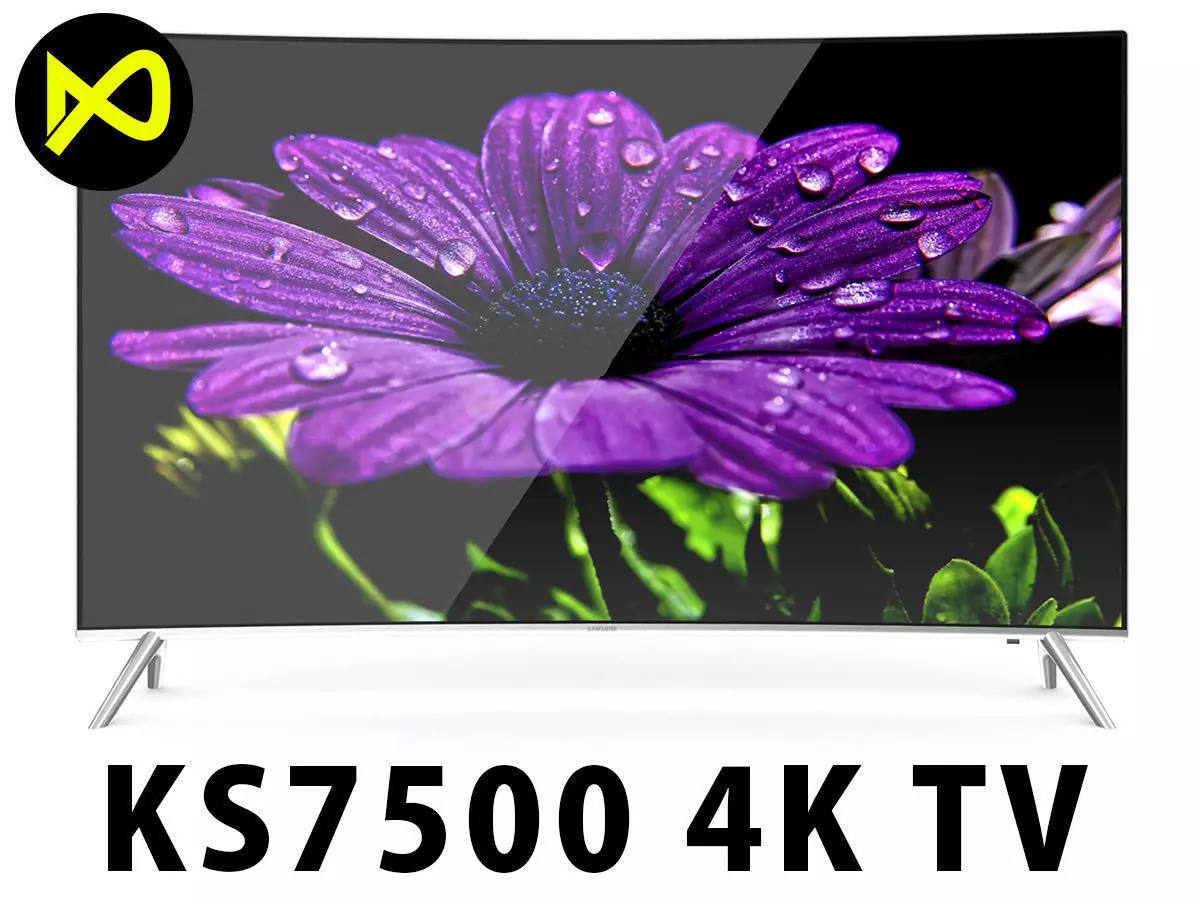 Samsung KS7500 SUHD 4K TV Curved Series 65 inch 3D model