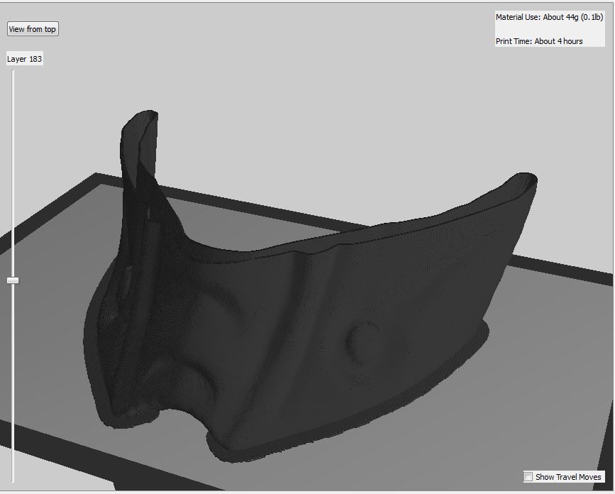 Sub Zero Mask - Full Size Mortal Kombat Free 3D print model_2