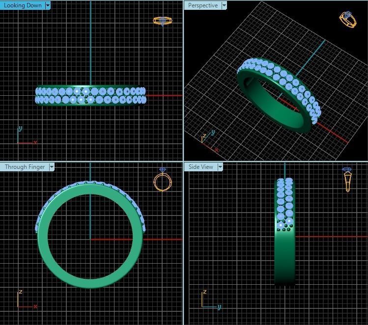 Ring R0435 3D print model_2