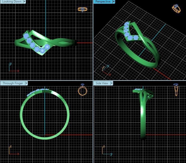 Ring R0441 3D print model_2