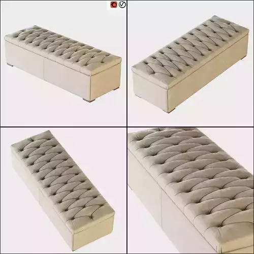 Pouf Asnaghi 3D model