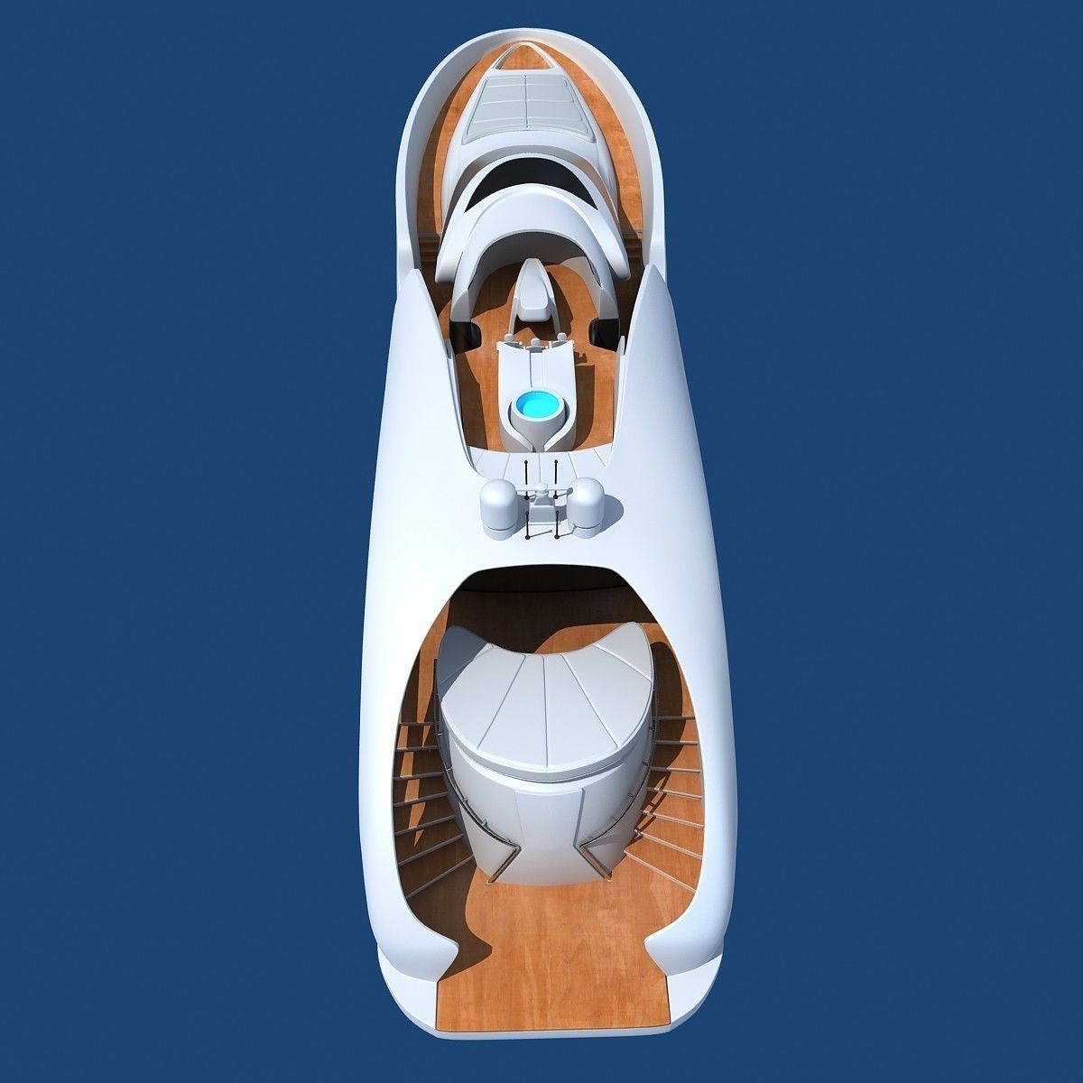 Collection of 4 Luxury Yachts  3D model_53