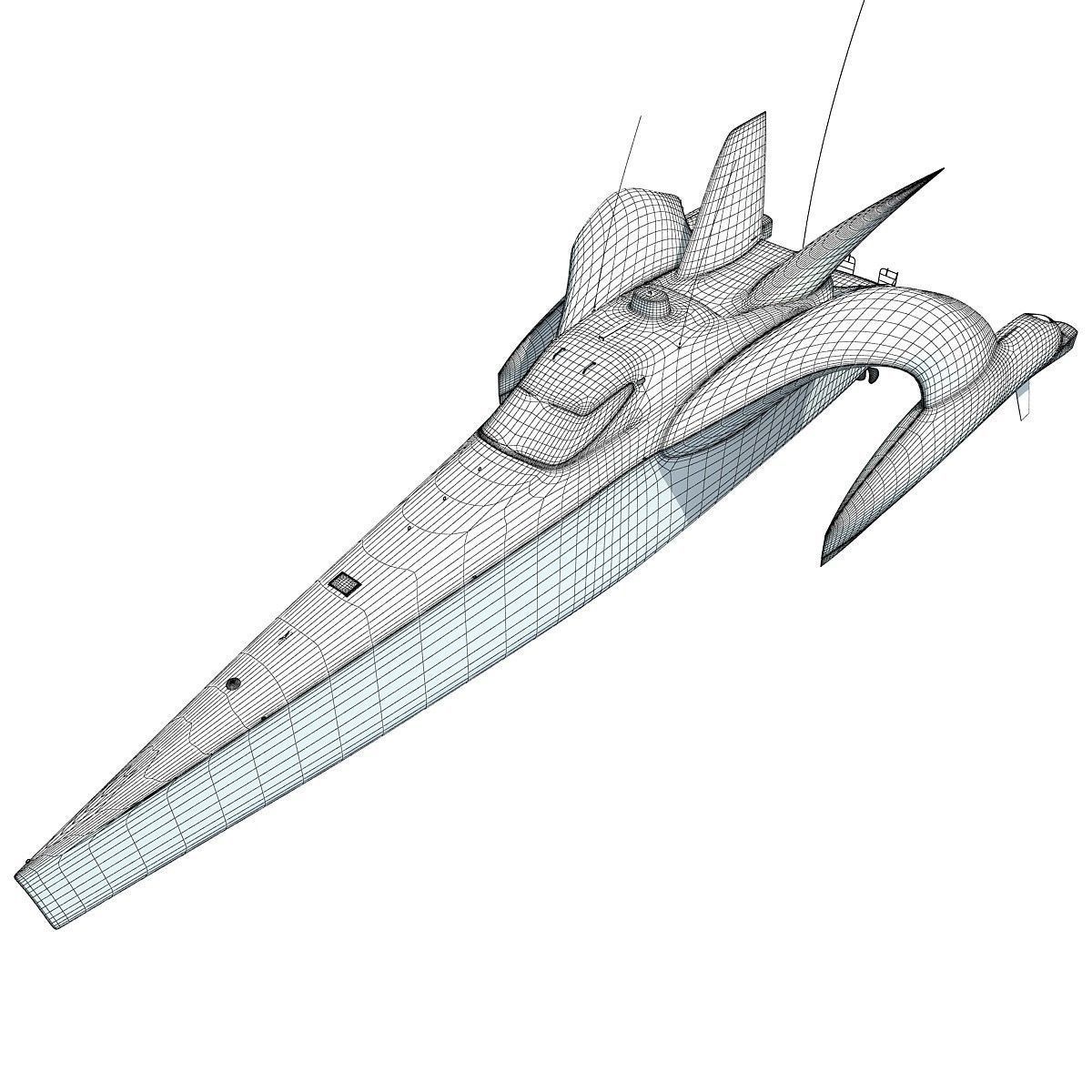 Collection of 4 Luxury Yachts  3D model_52