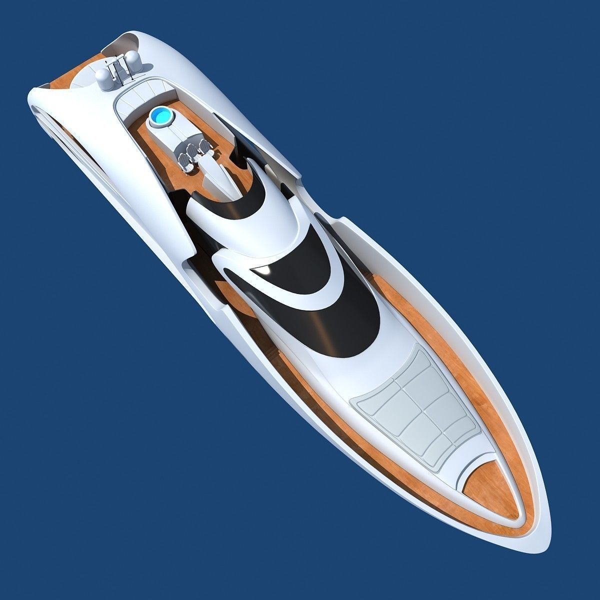 Collection of 4 Luxury Yachts  3D model_26