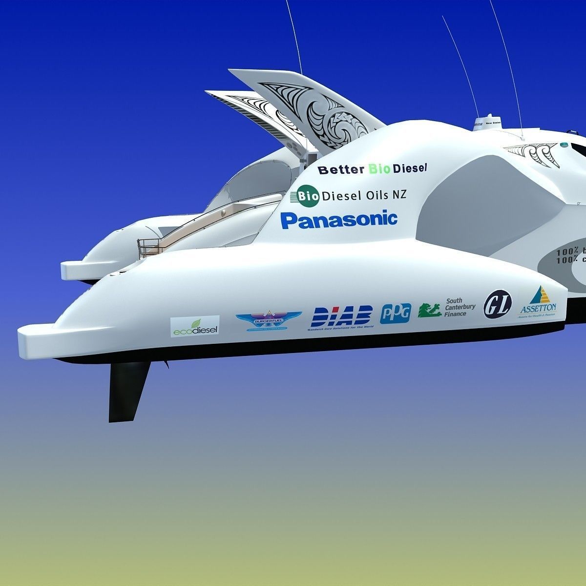 Collection of 4 Luxury Yachts  3D model_28